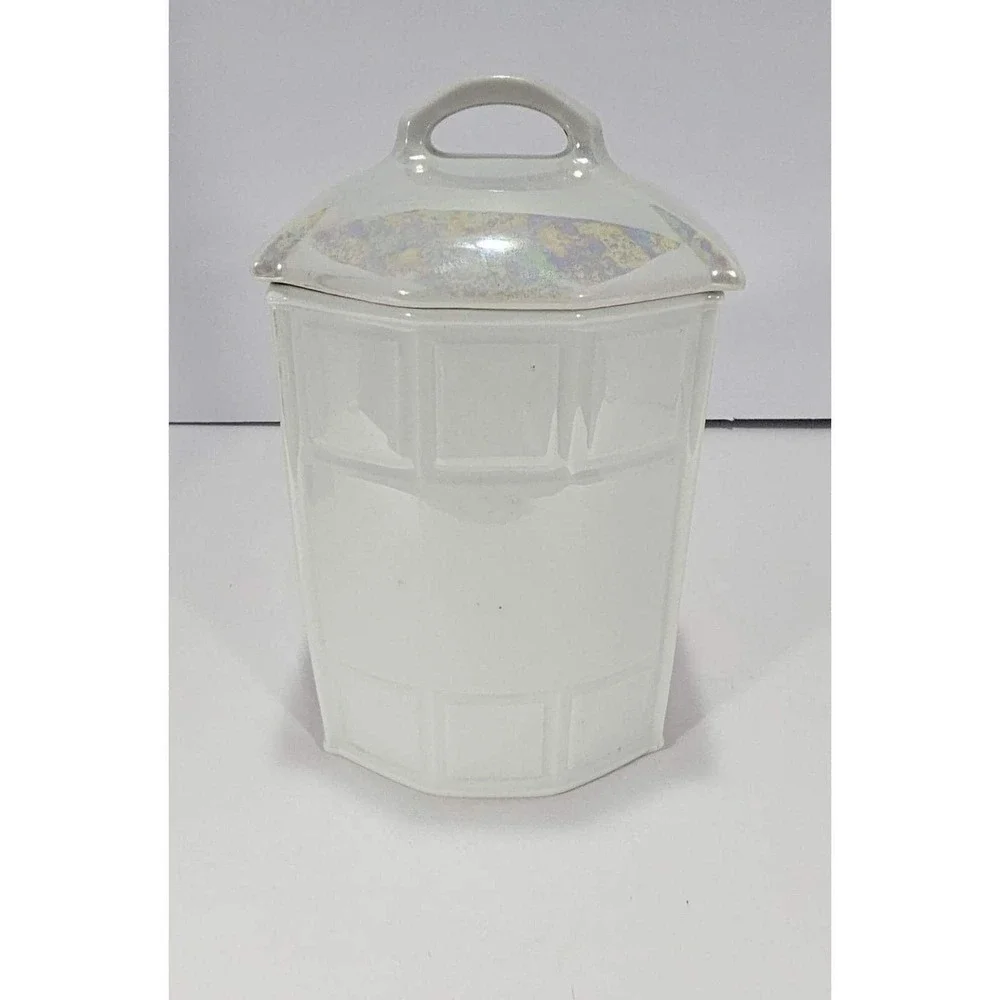 Vintage Czech Porcelain Sugar Jar Lid Victoria Czecho Slovakia 3104